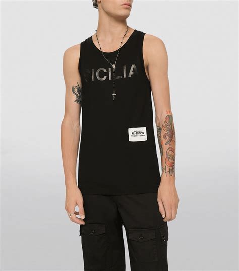 top dolce gabbana|dolce & gabbana tank top.